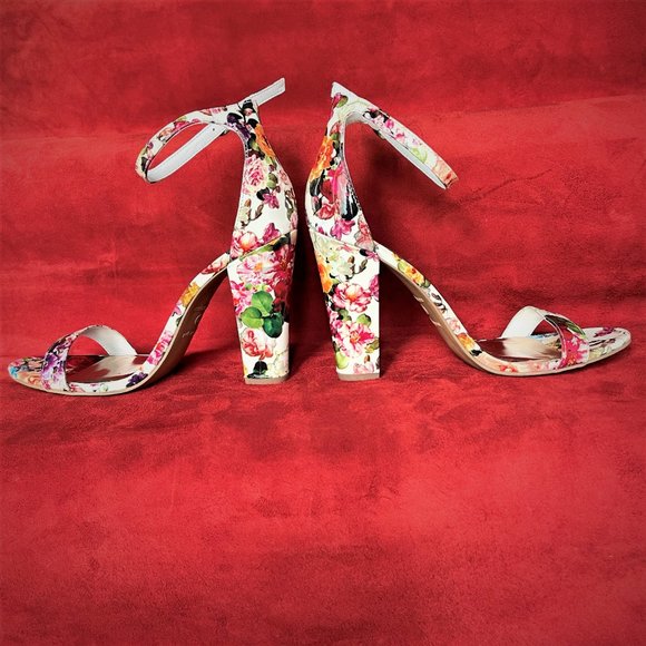 Floral Women's Heels - Picture 7 of 8